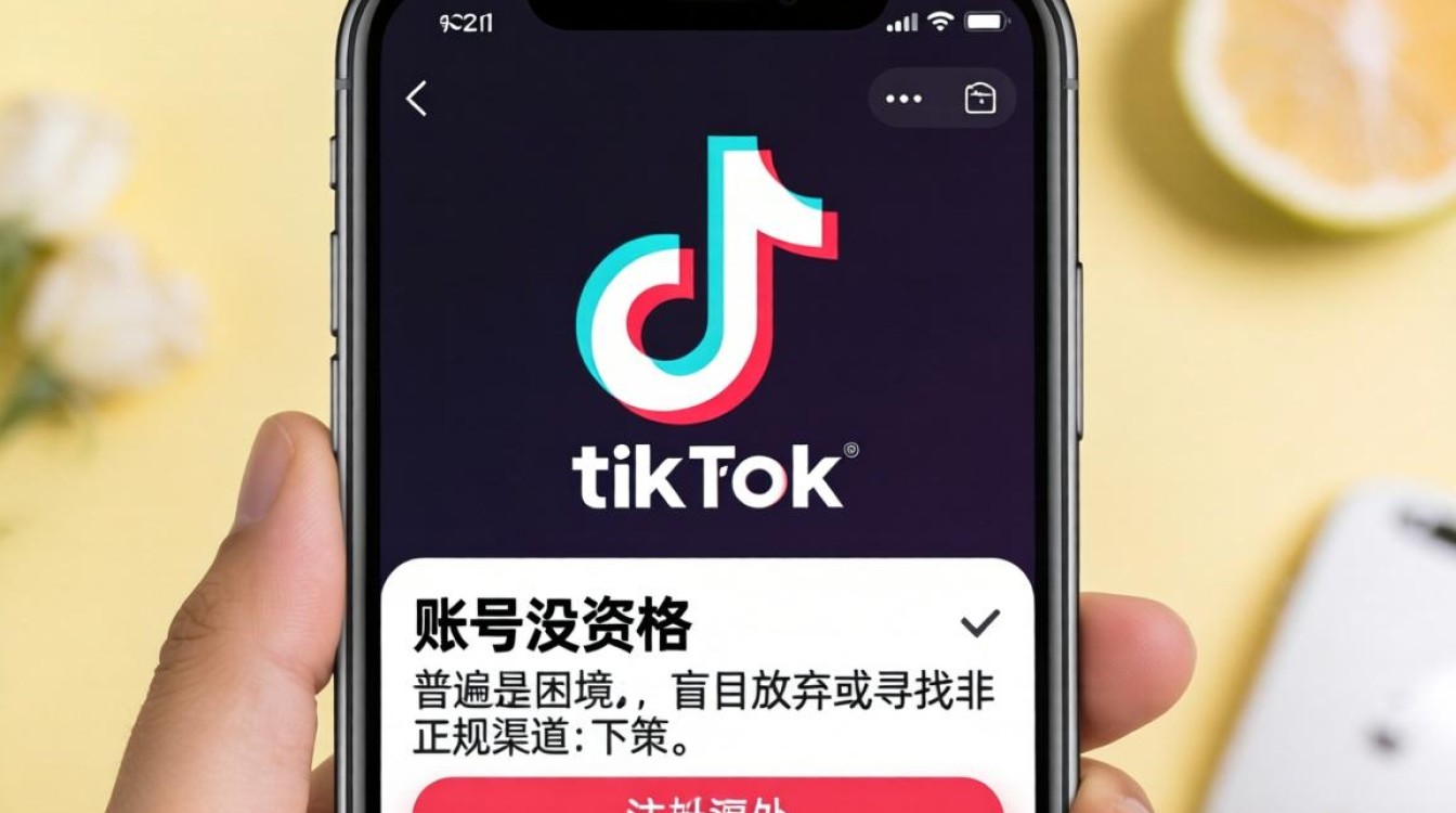 注册 TikTok 账号没资格怎么办