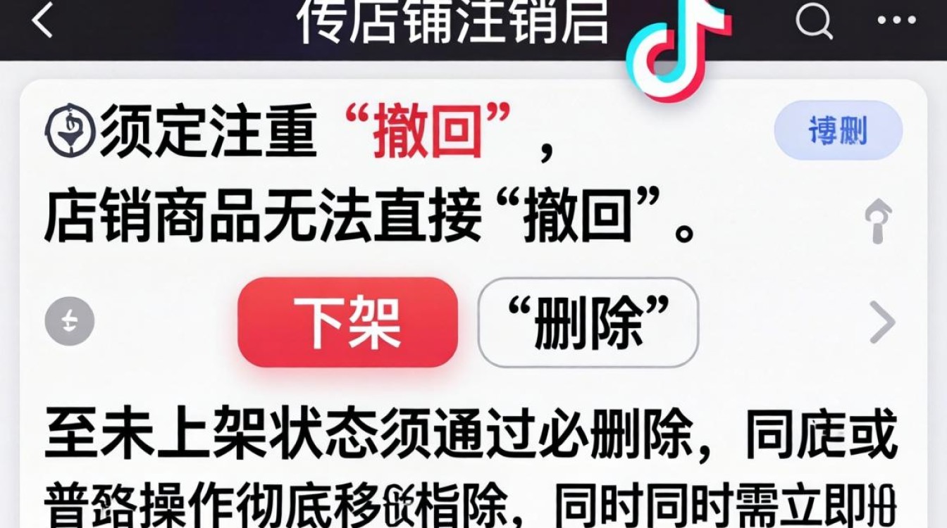 抖音退店了怎么撤回商品