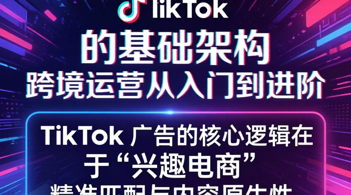 TikTok 广告的基础架构 跨境运营从入门到进阶