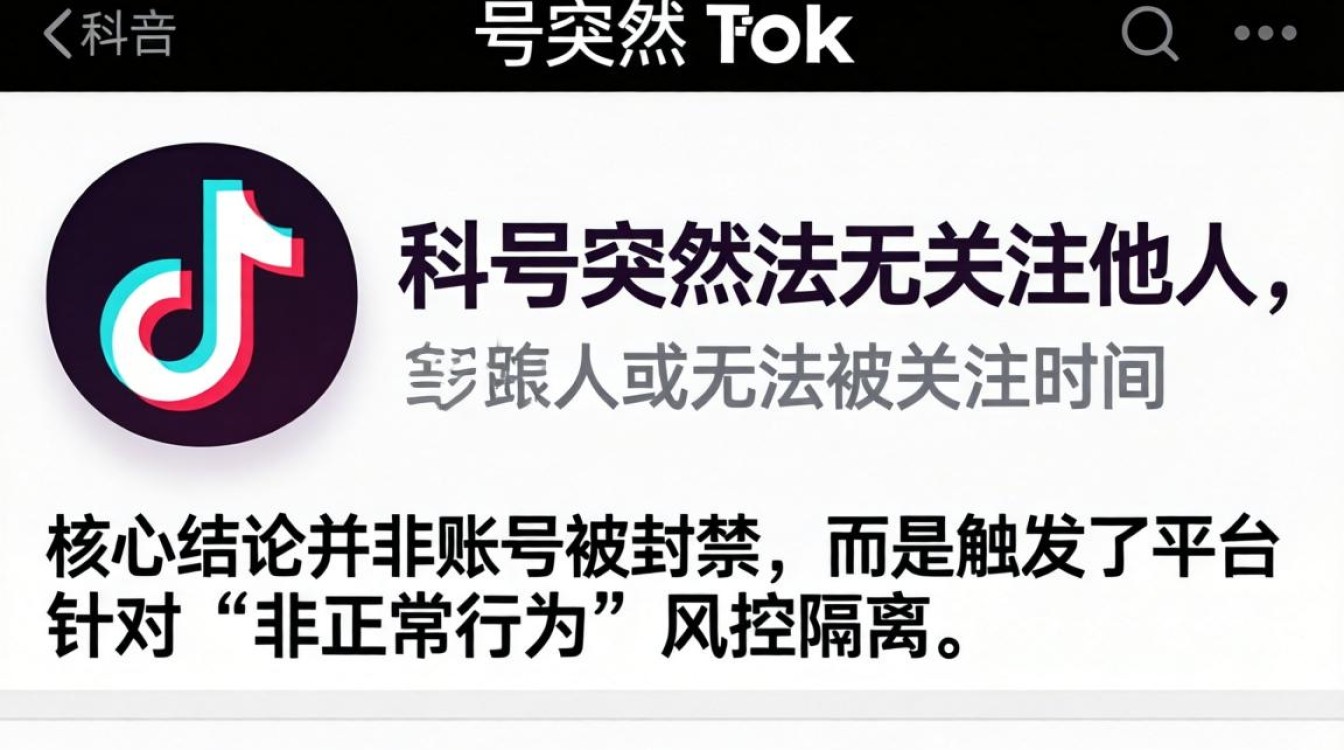 TikTok 无法关注原因及跨境电商实战攻略