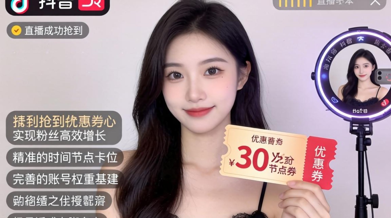 怎么在抖音直播间抢到券