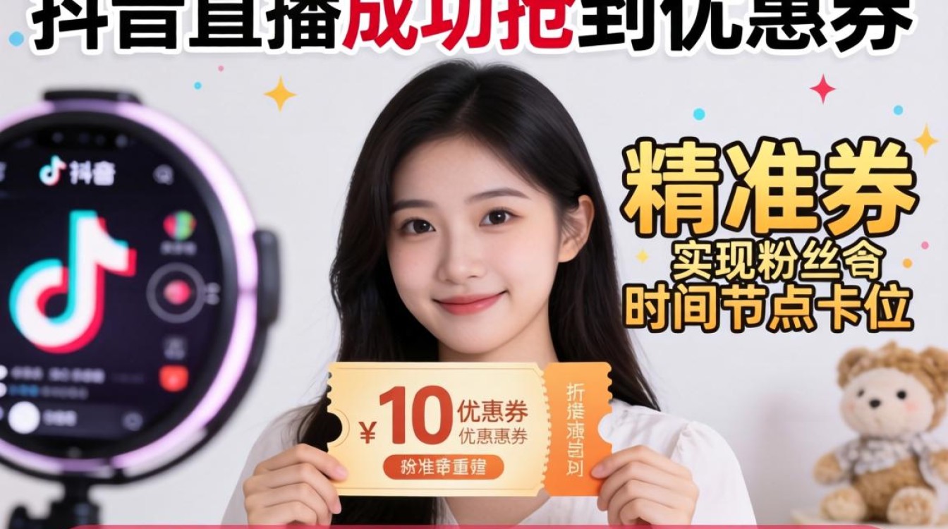 怎么在抖音直播间抢到券