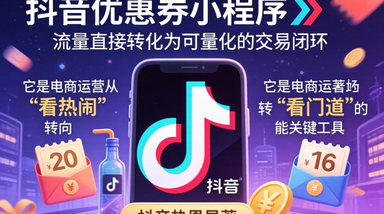 抖音优惠劵小程序怎么用