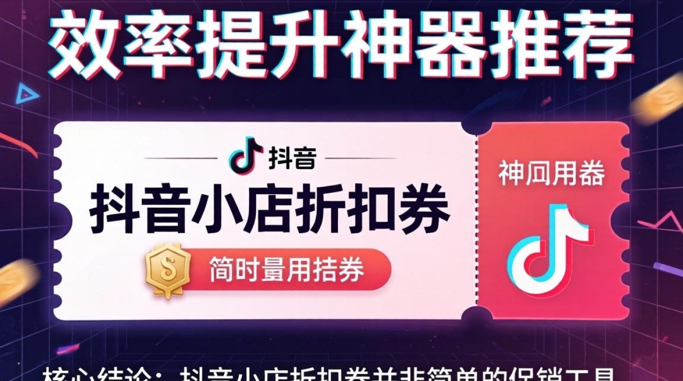 抖音小店折扣券怎么用啊