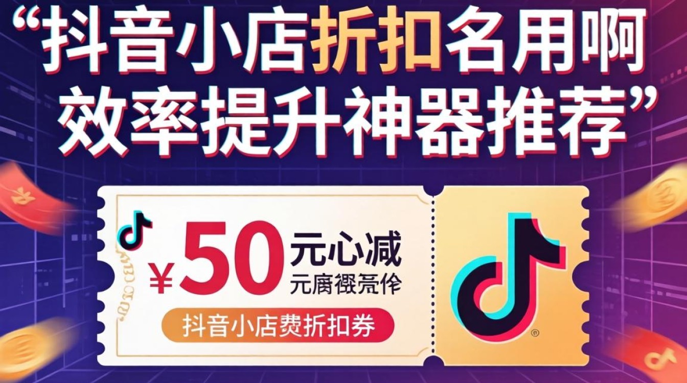 抖音小店折扣券怎么用啊