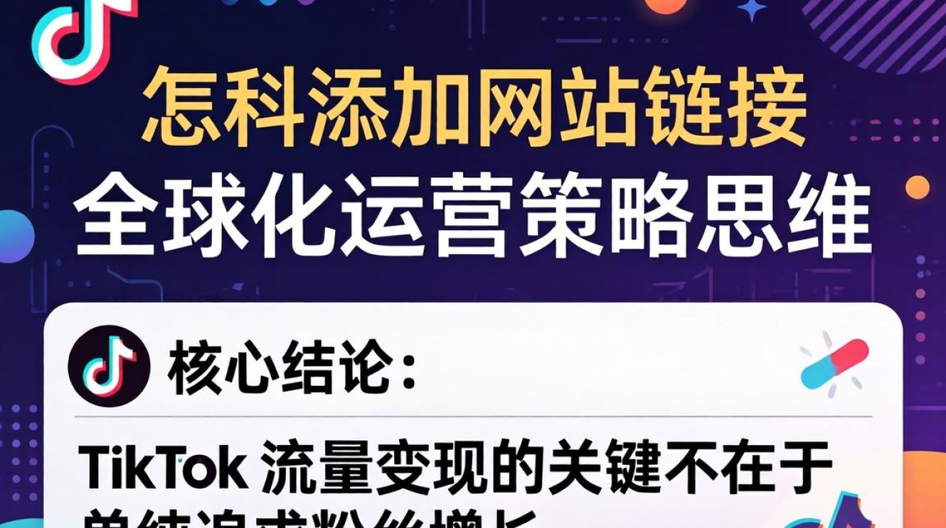 TikTok 怎么添加网站链接