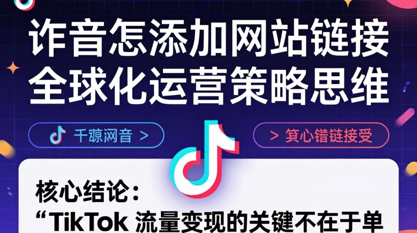 TikTok 怎么添加网站链接