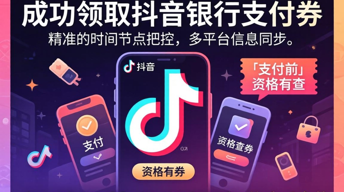 抖音支付券领取攻略及银行优惠券领取方法