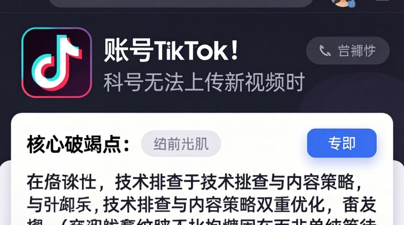 TikTok 上传不了新视频怎么办