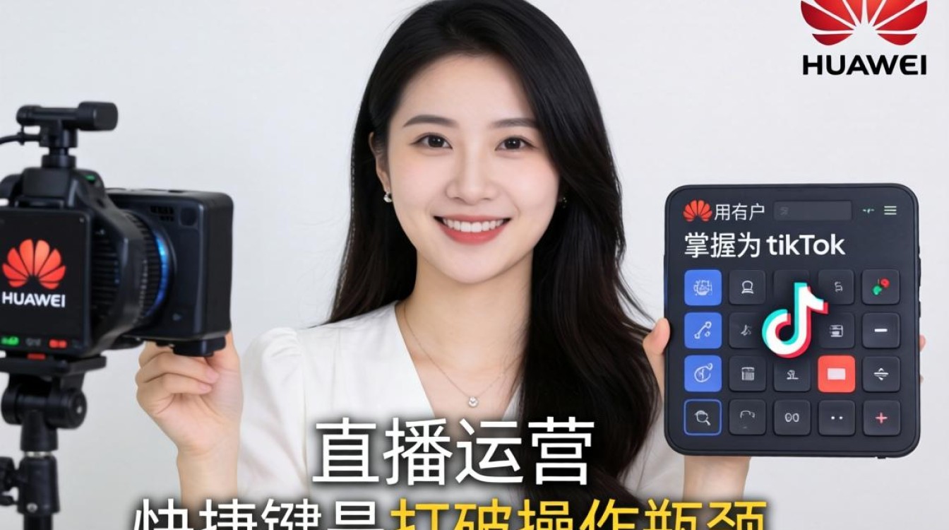 华为TikTok直播运营快捷键怎么设置