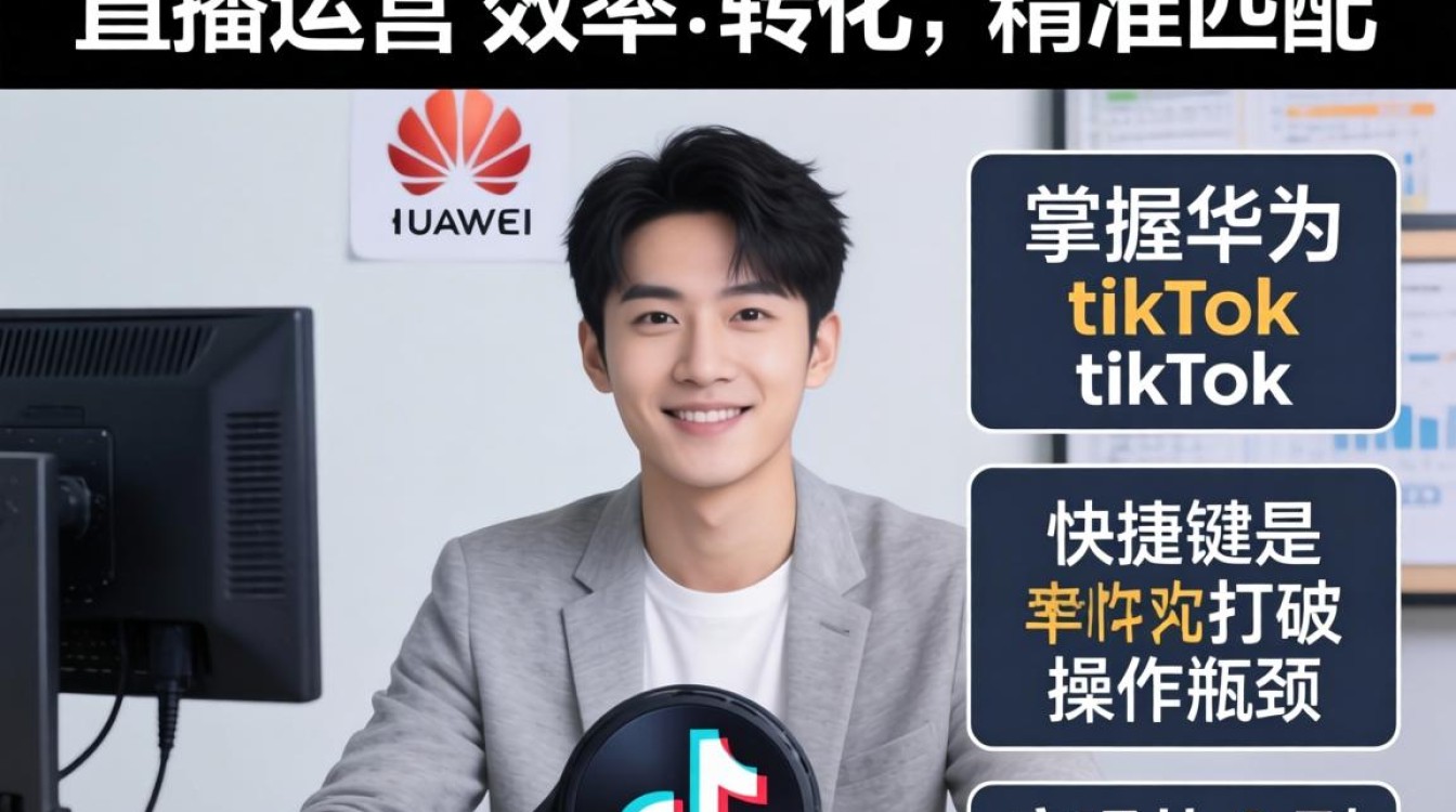 华为TikTok直播运营快捷键怎么设置