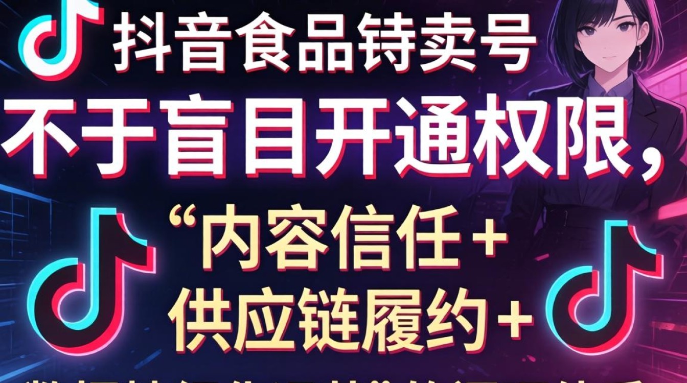 食品带货号开通流程与增长瓶颈突破技巧