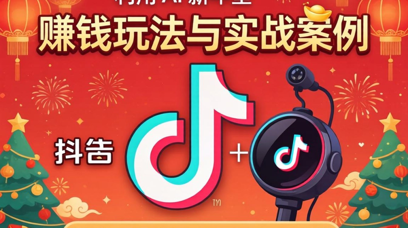 抖音新年壁纸制作教程与变现案例