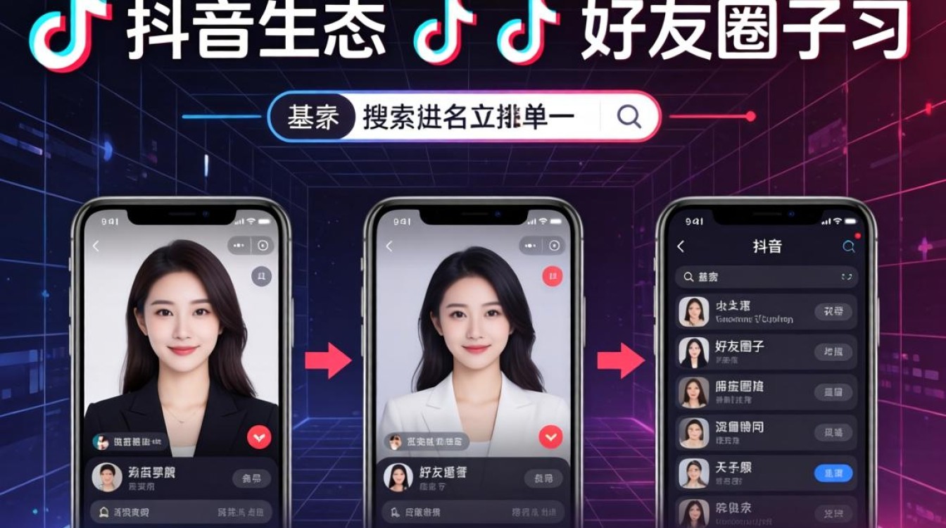 抖音加好友技巧与搜索排名优化