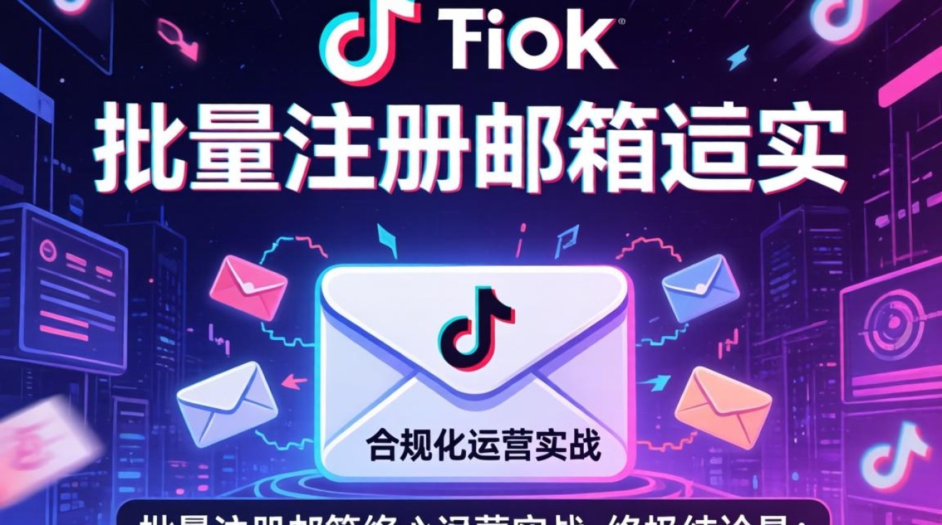 TikTok 如何批量注册邮箱