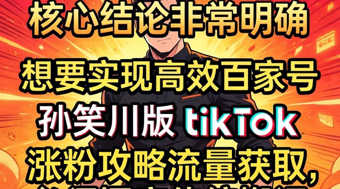百家号孙笑川版 TikTok 如何快速涨粉