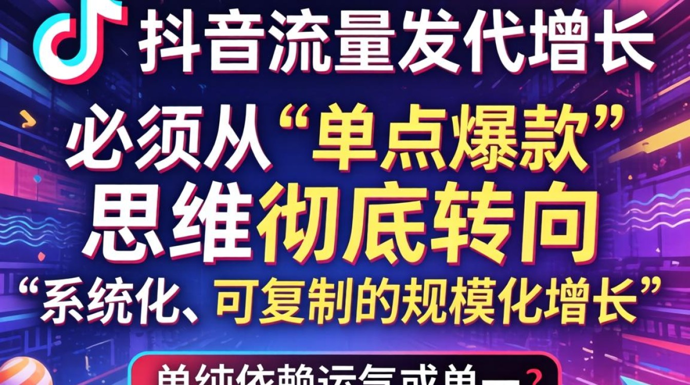 抖音规模化增长专业方法