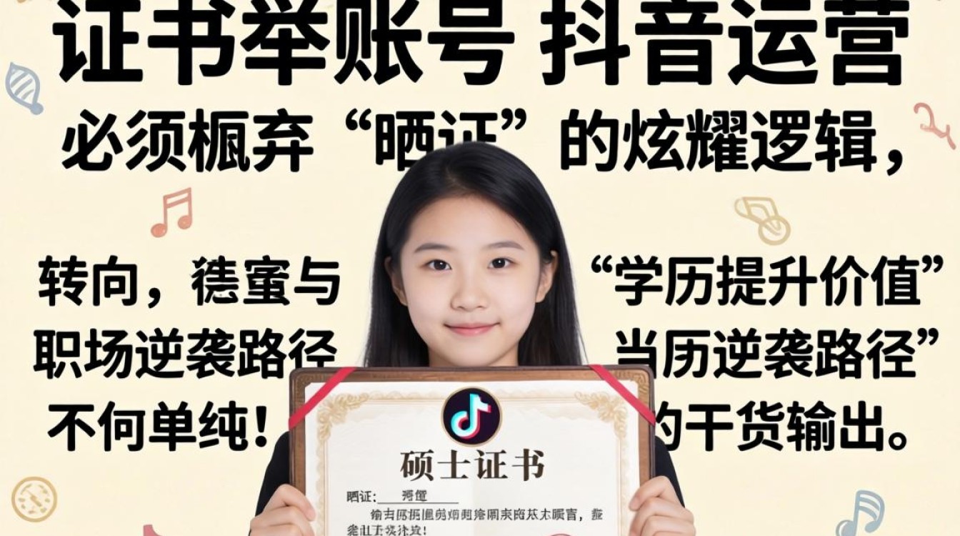 硕士证书抖音文案怎么做