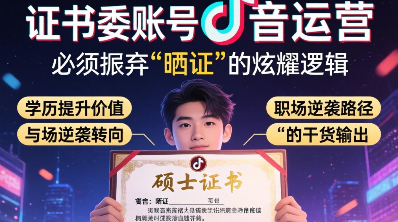 硕士证书抖音文案怎么做