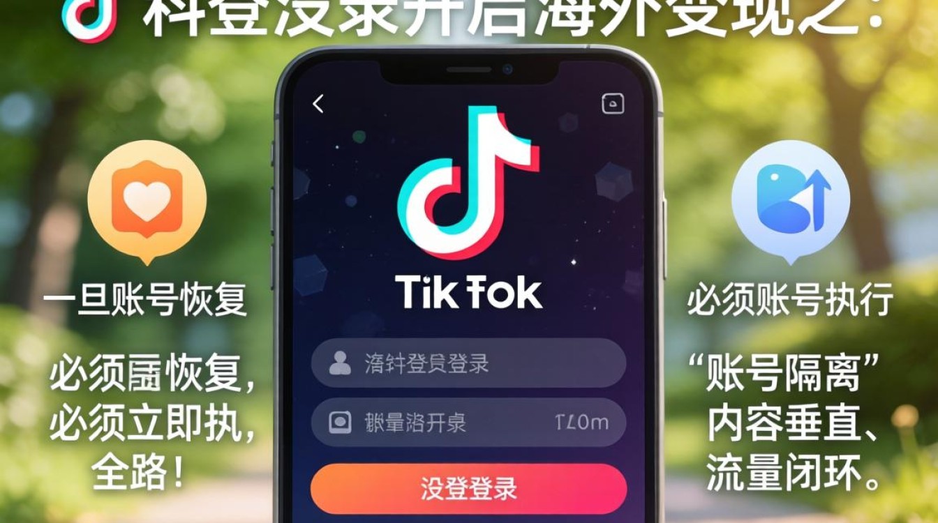 TikTok 登录失败解决方法与海外市场变现技巧