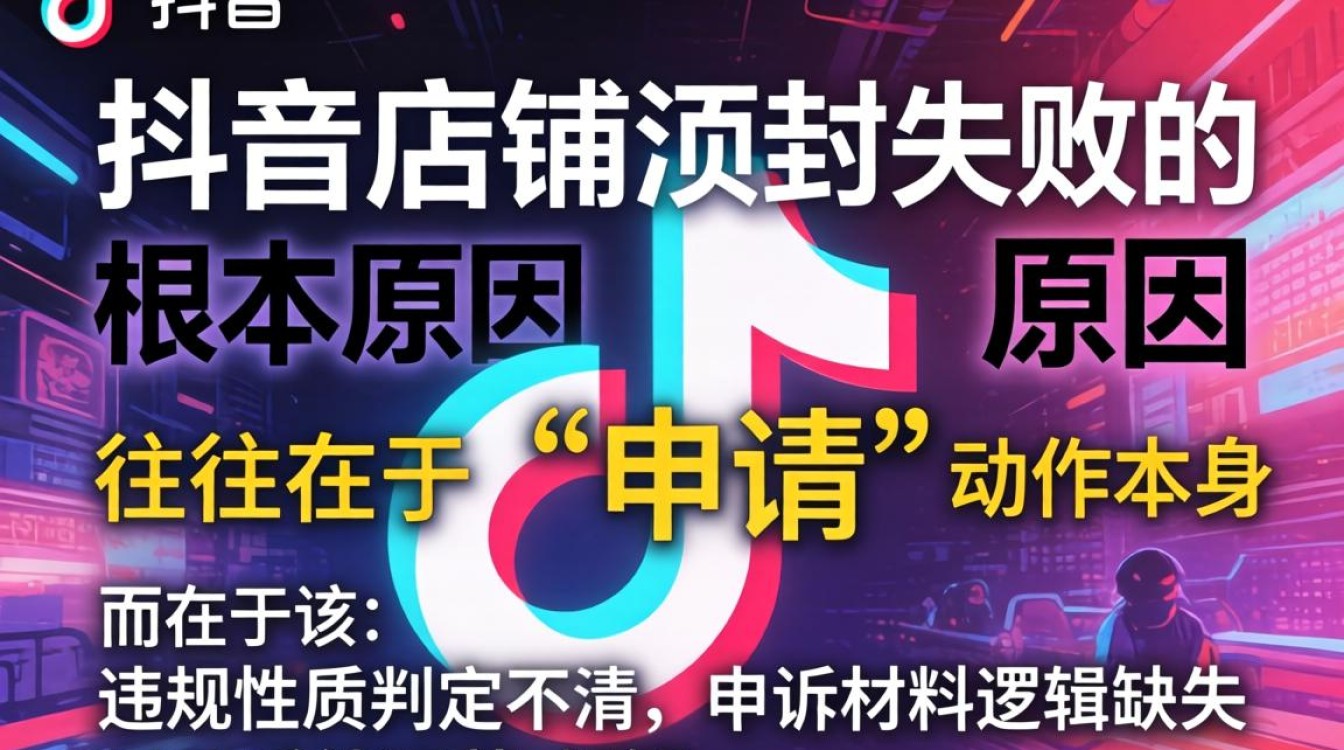 抖音店铺被封如何快速解封