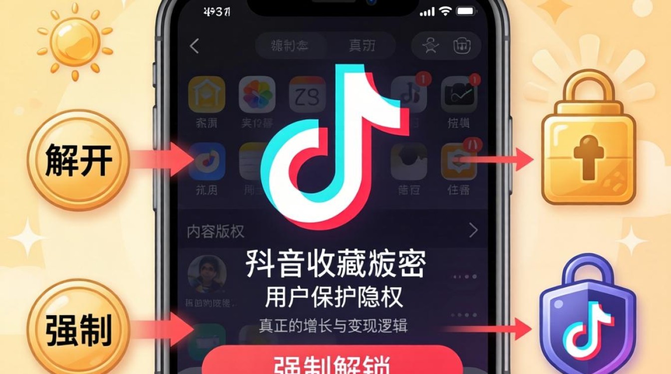 抖音我的收藏怎么解开呢