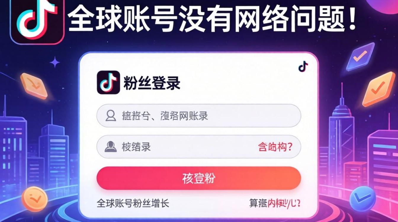 TikTok 登录账号没有网络怎么办