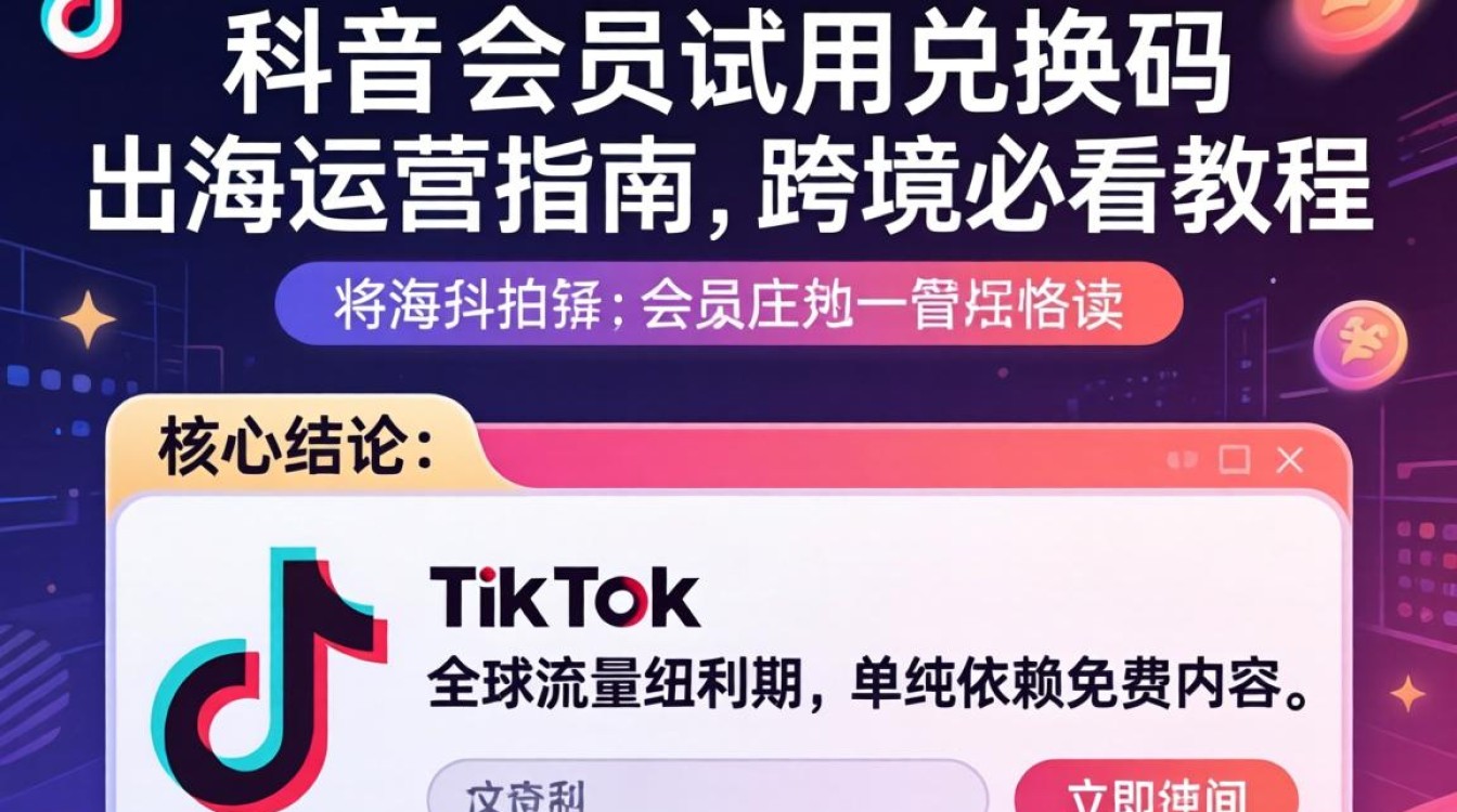 TikTok 会员试用兑换码怎么用