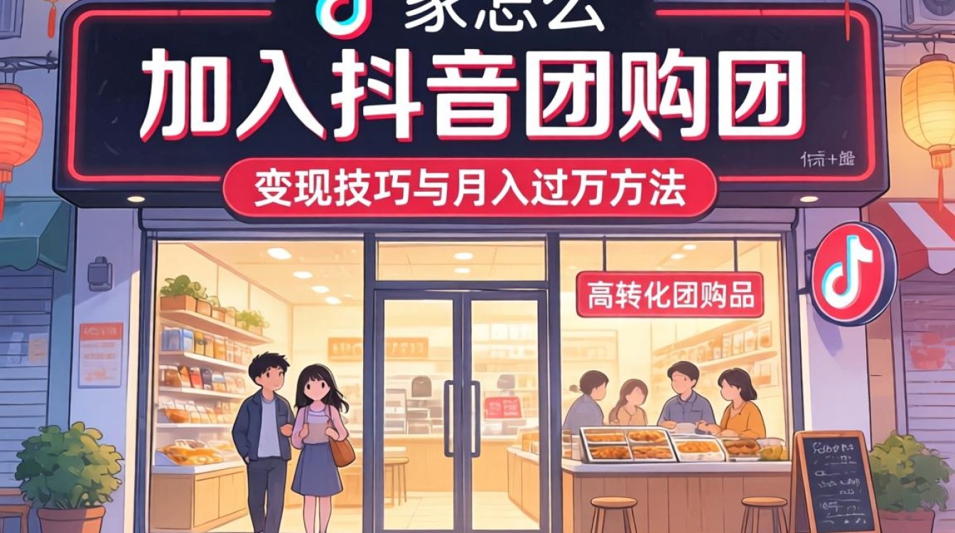 店家怎么加入抖音团购团