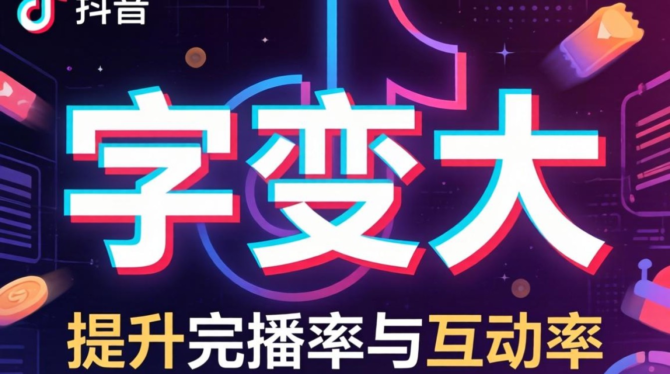 抖音下面的字怎么变大的