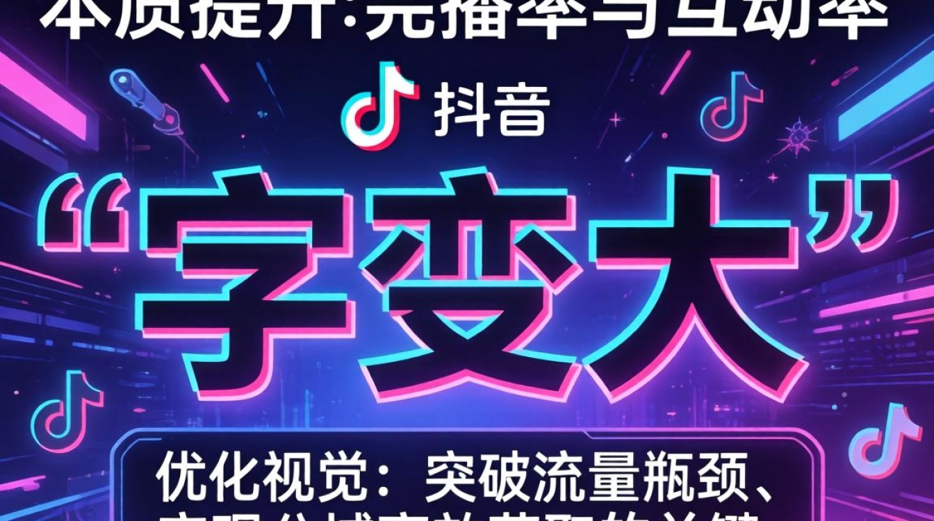 抖音下面的字怎么变大的