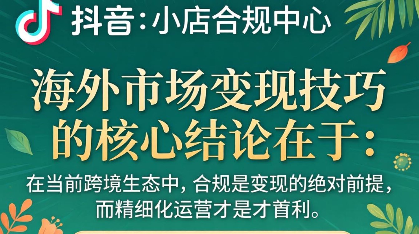 TikTok 小店合规中心怎么运营