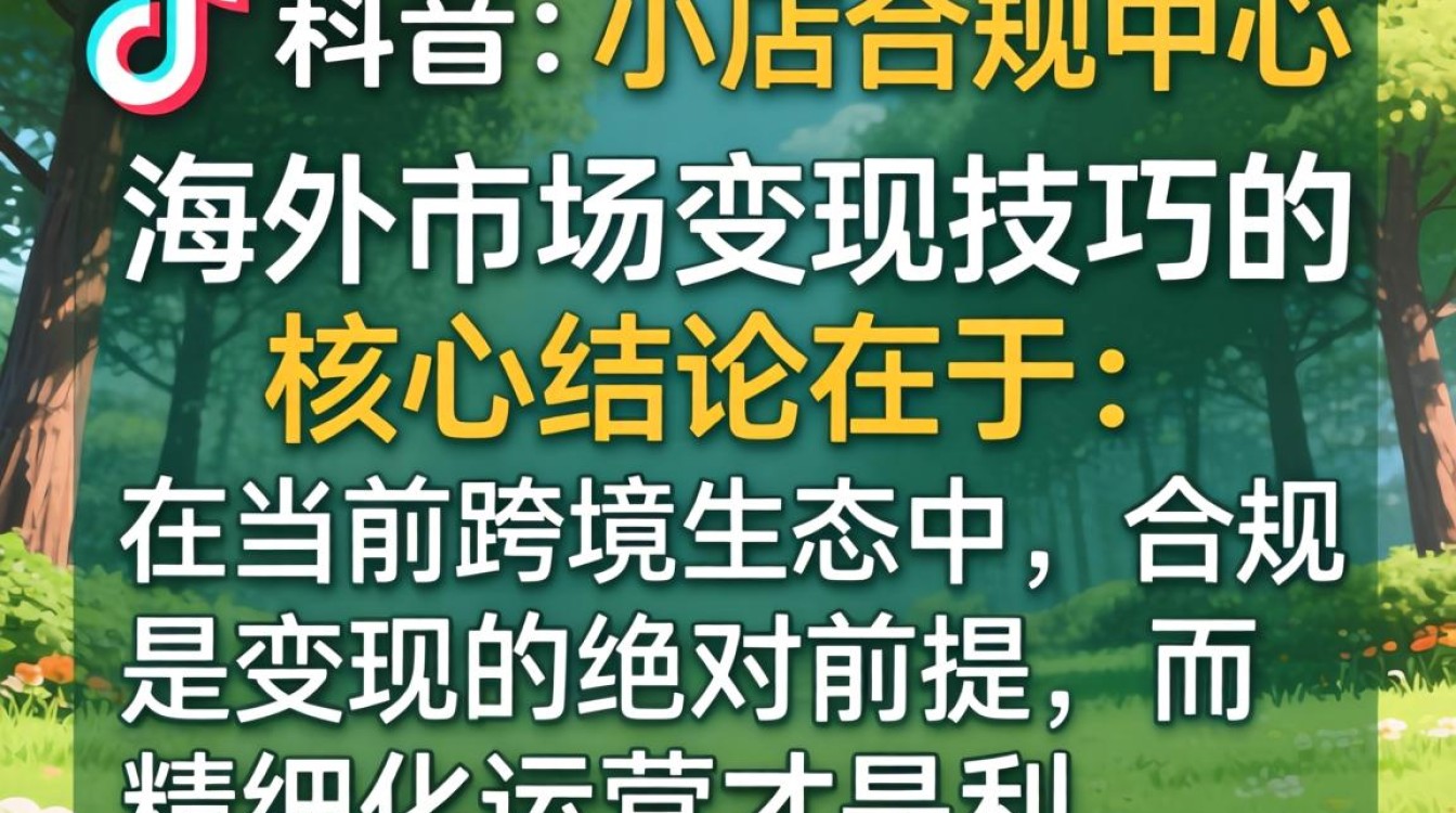 TikTok 小店合规中心怎么运营