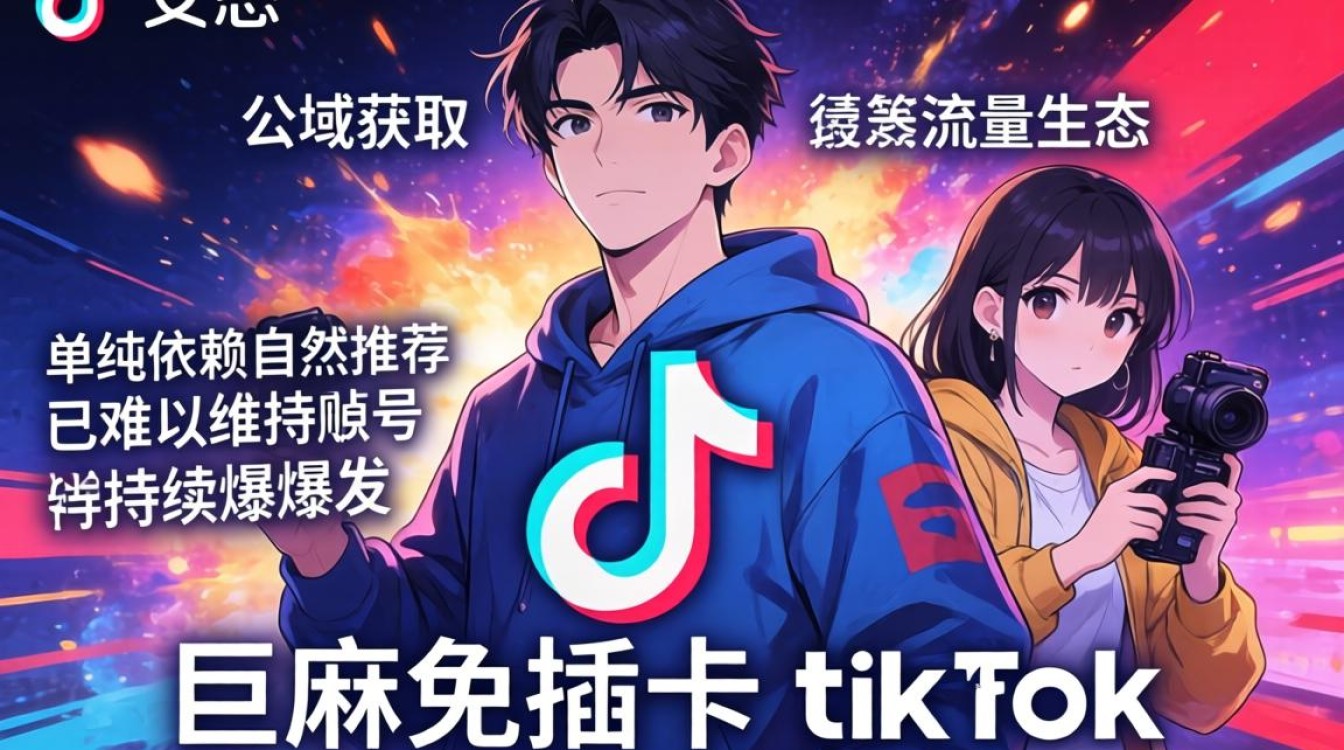 公域获取巨魔免插卡TikTok怎么突破流量瓶颈