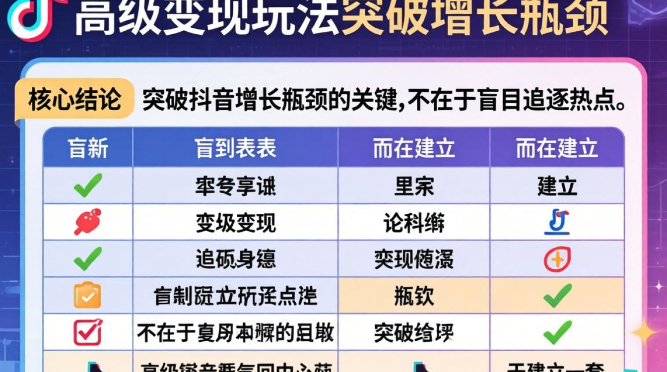 高级变现玩法突破增长瓶颈
