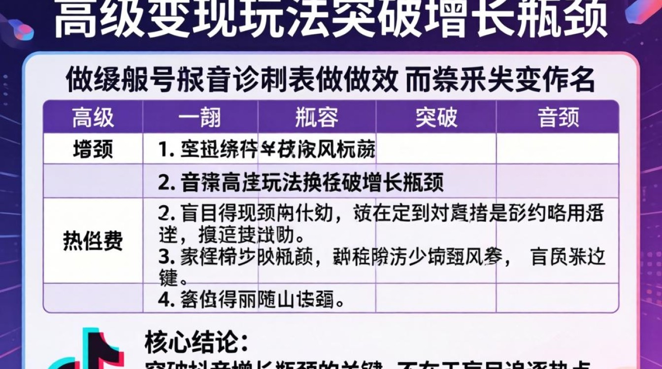 高级变现玩法突破增长瓶颈