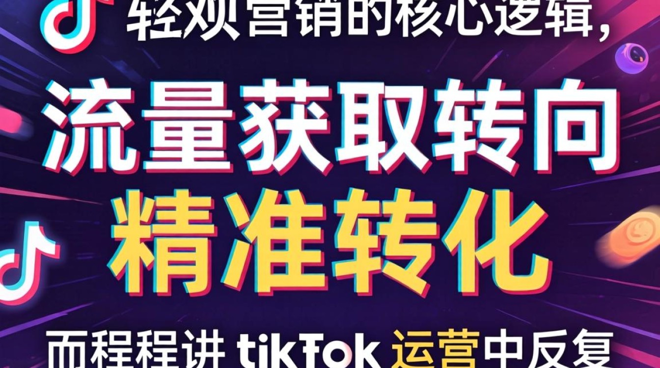 社媒营销程程讲TikTok运营引流变现技巧