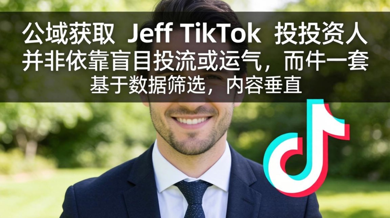 Jeff TikTok投资人如何突破流量瓶颈