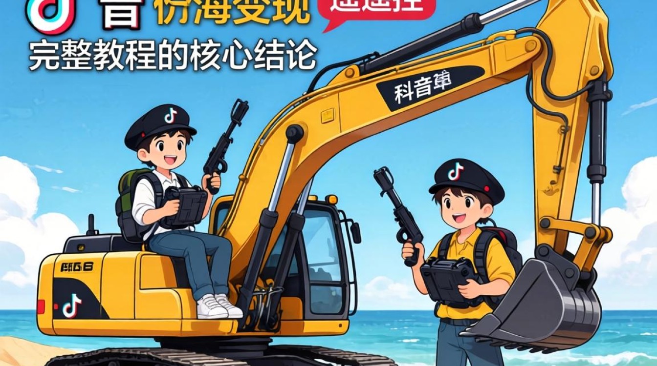 TikTok 遥控挖掘机 出海变现完整教程