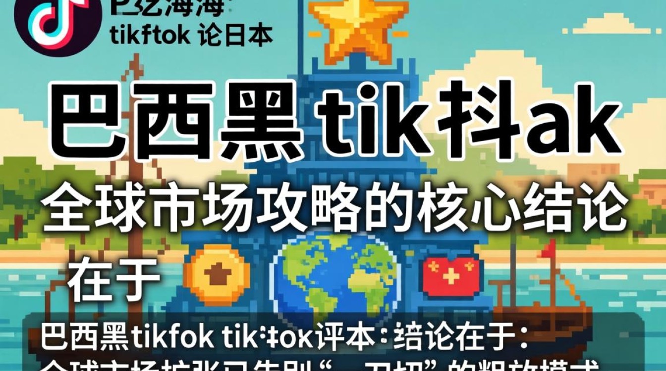 跨境出海巴西黑 TikTok 评论日本