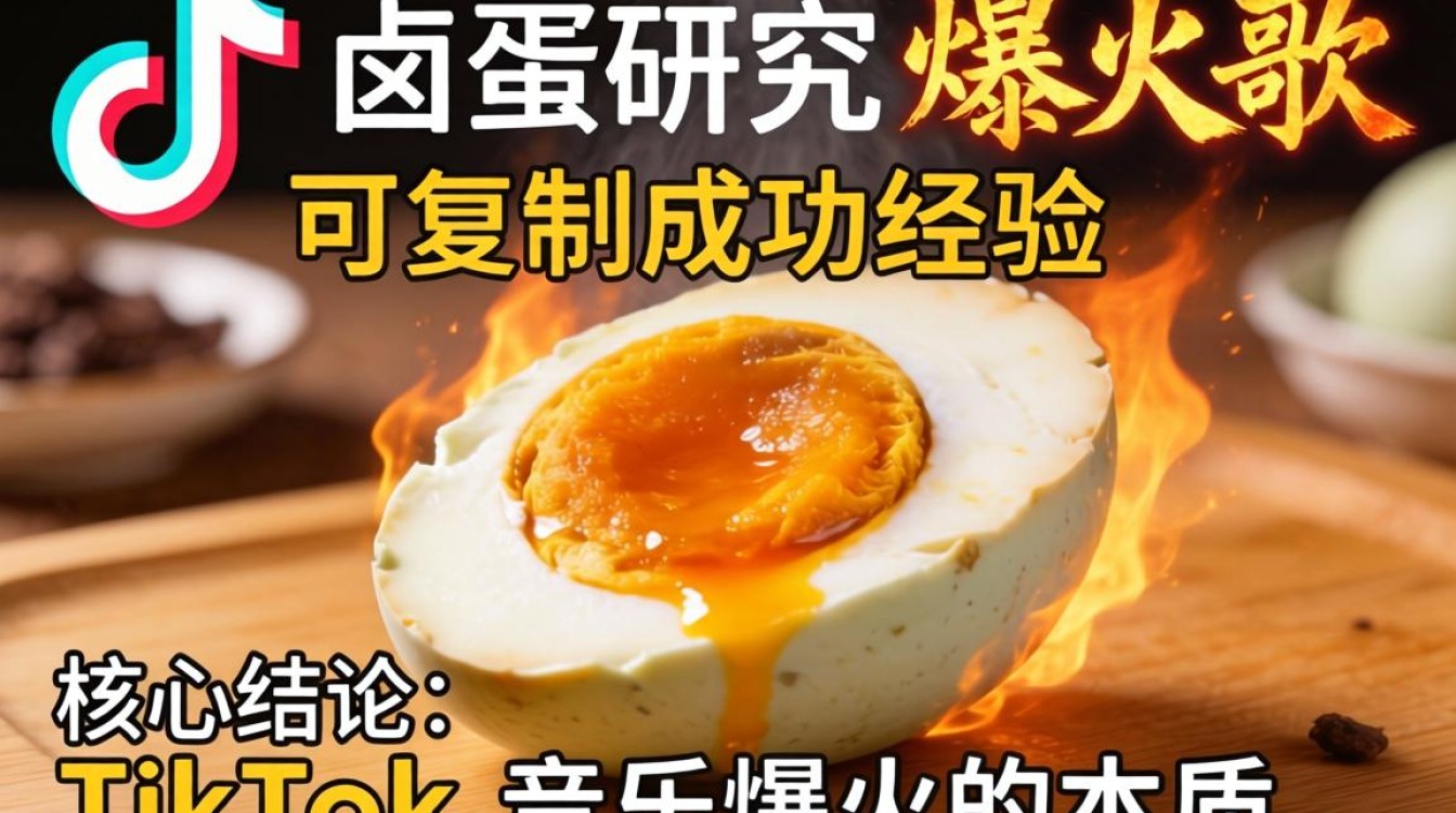 头部研究卤蛋 tiktok 爆火歌