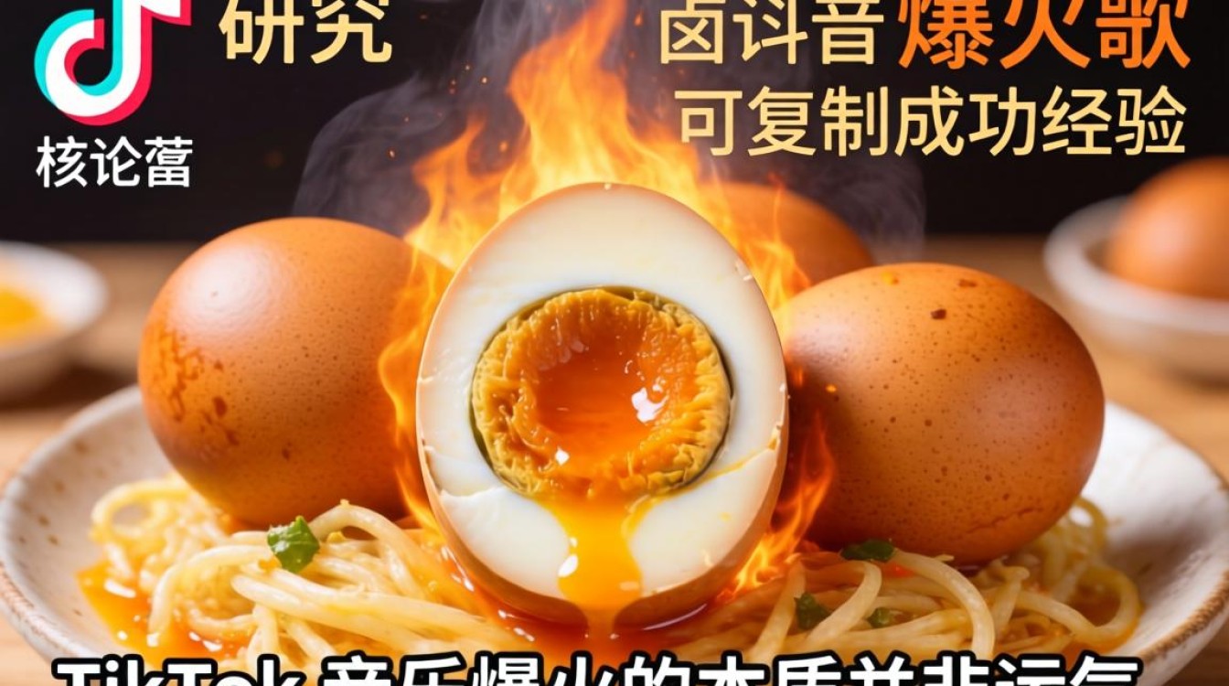 头部研究卤蛋 tiktok 爆火歌