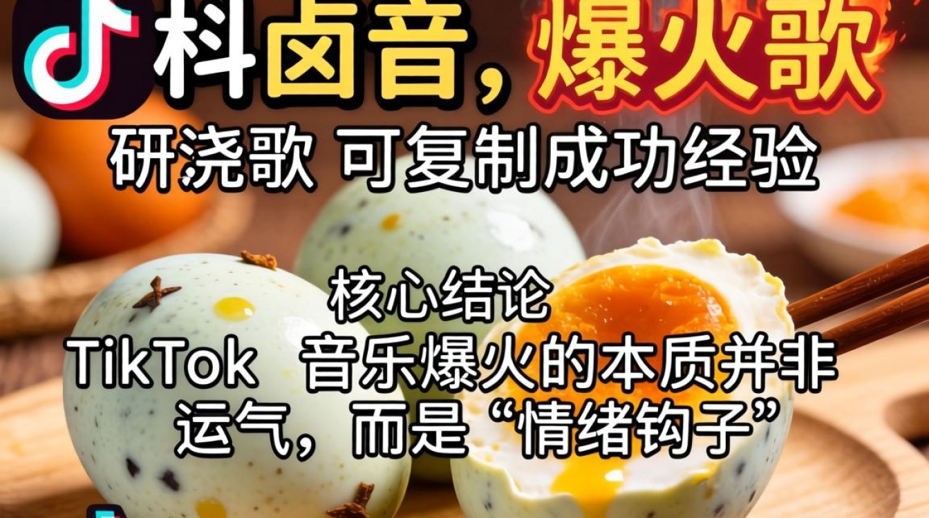 头部研究卤蛋 tiktok 爆火歌