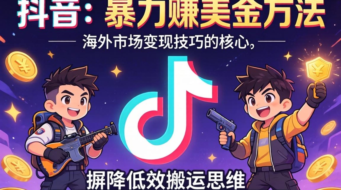 TikTok 暴力赚美金方法