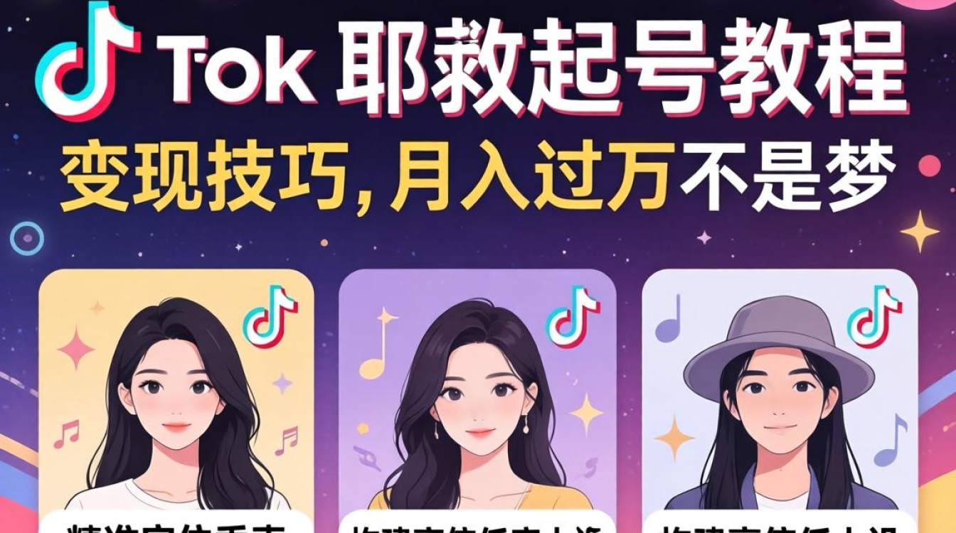 TikTok 耶稣账号怎么起号月入过万