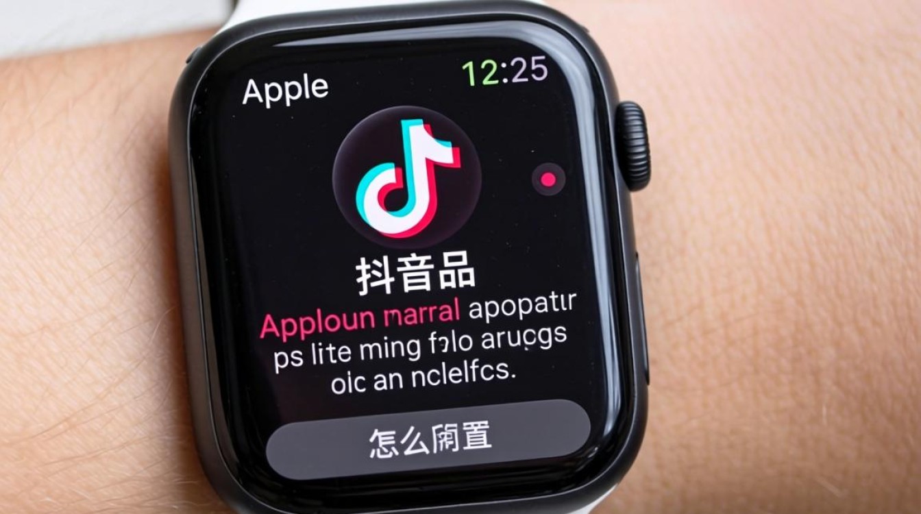 怎么把抖音设置在苹果表