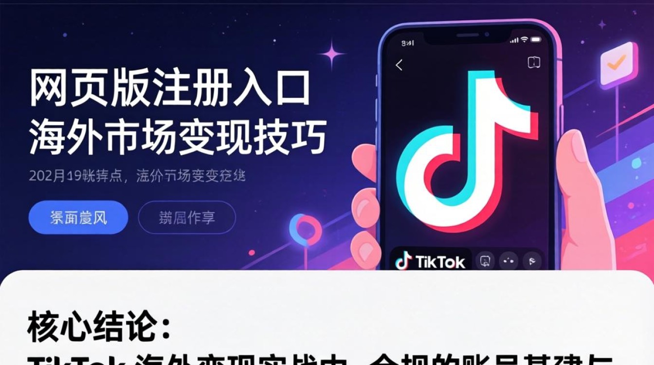 TikTok 网页版注册入口在哪里