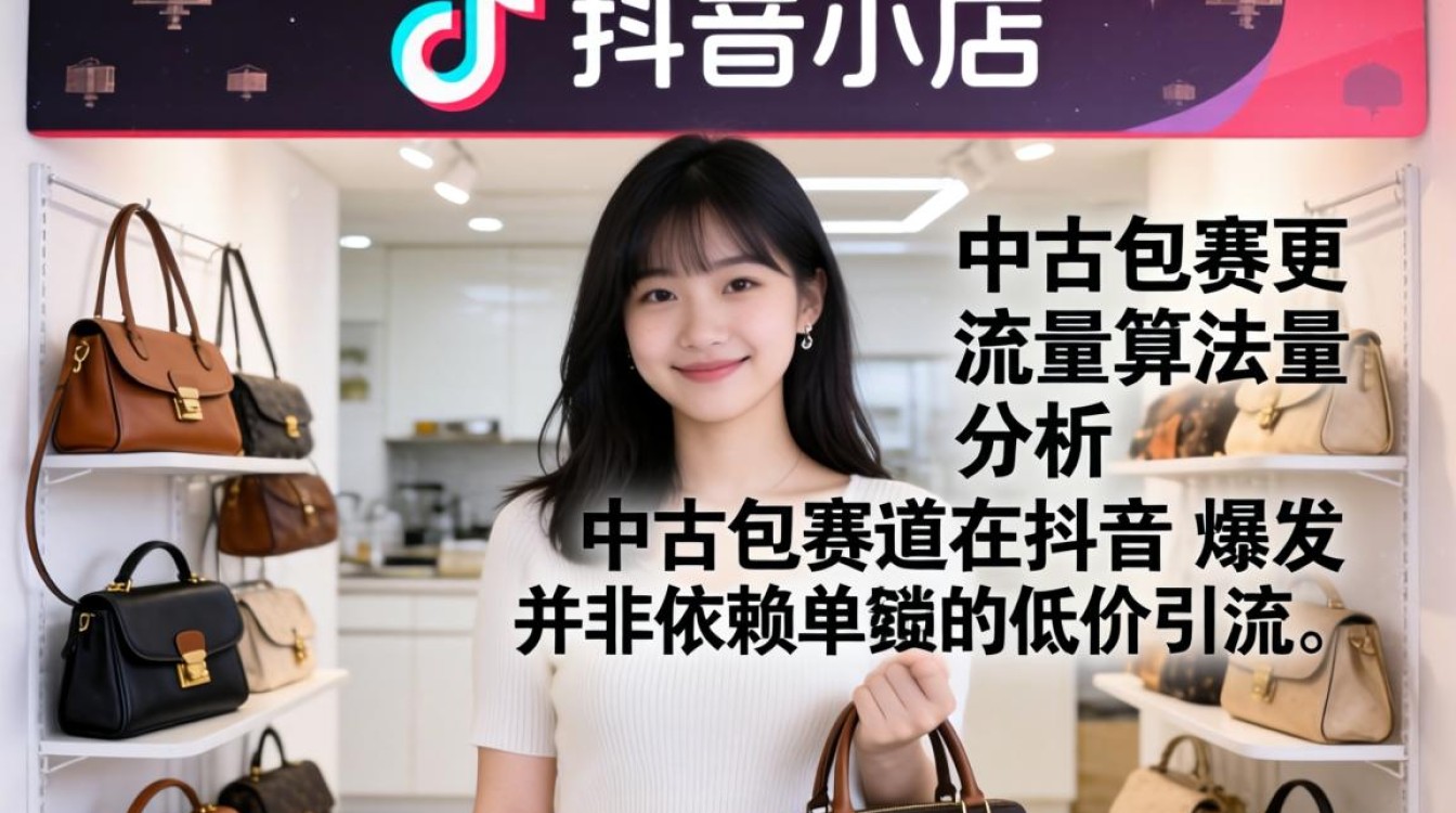 抖音小店开中古包流量怎么提升