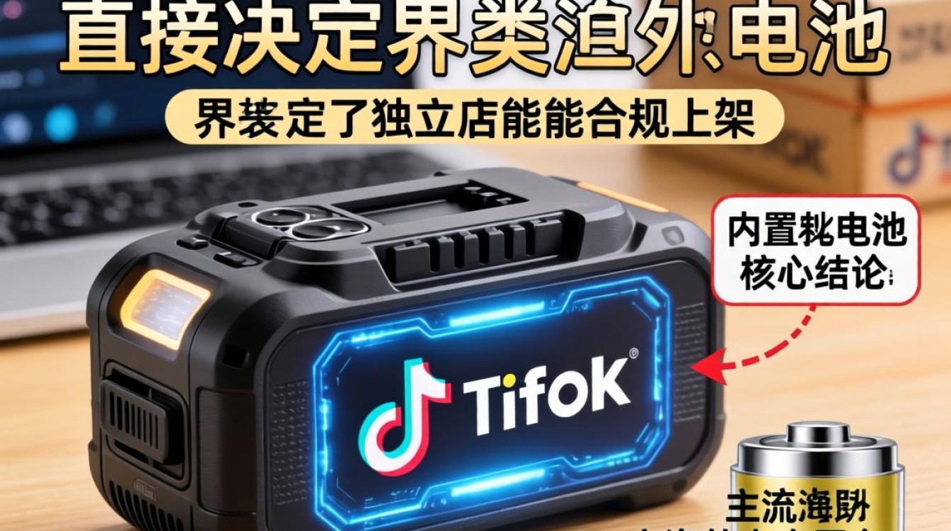 TikTok 电池属于什么类目