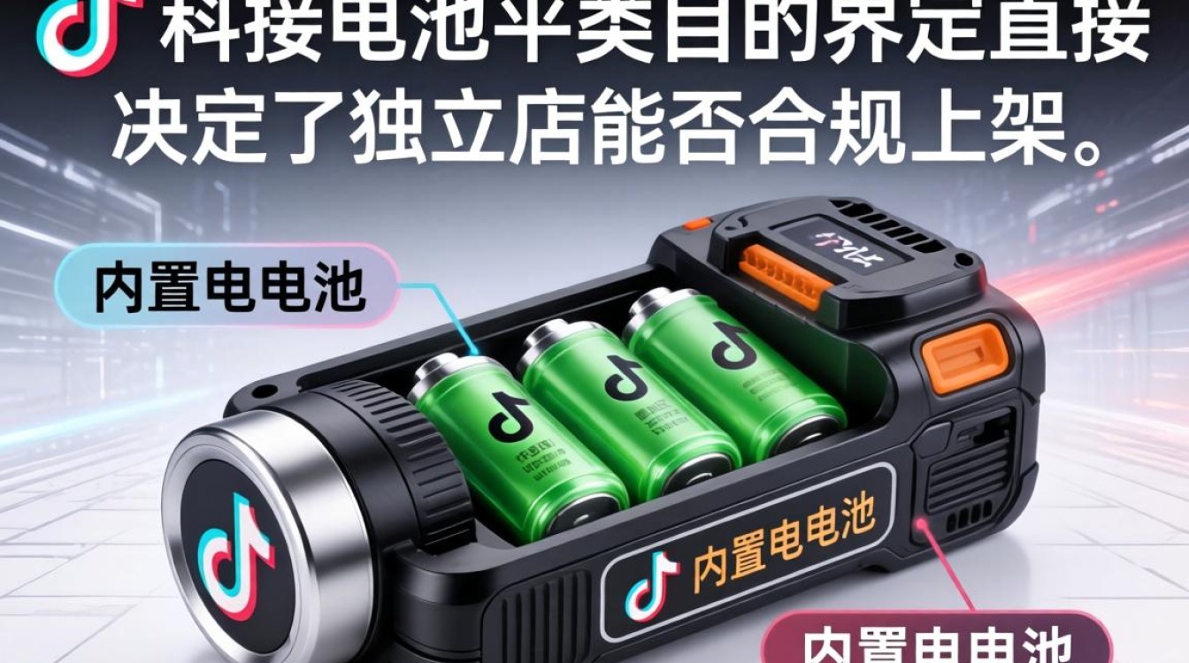 TikTok 电池属于什么类目